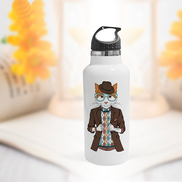 Sublimation 600ml Stainless Steel Sports Bottle  