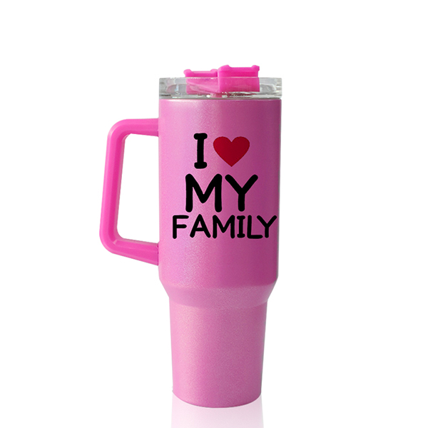 topjlh Sublimation 40oz Pearly Tumbler With Handle