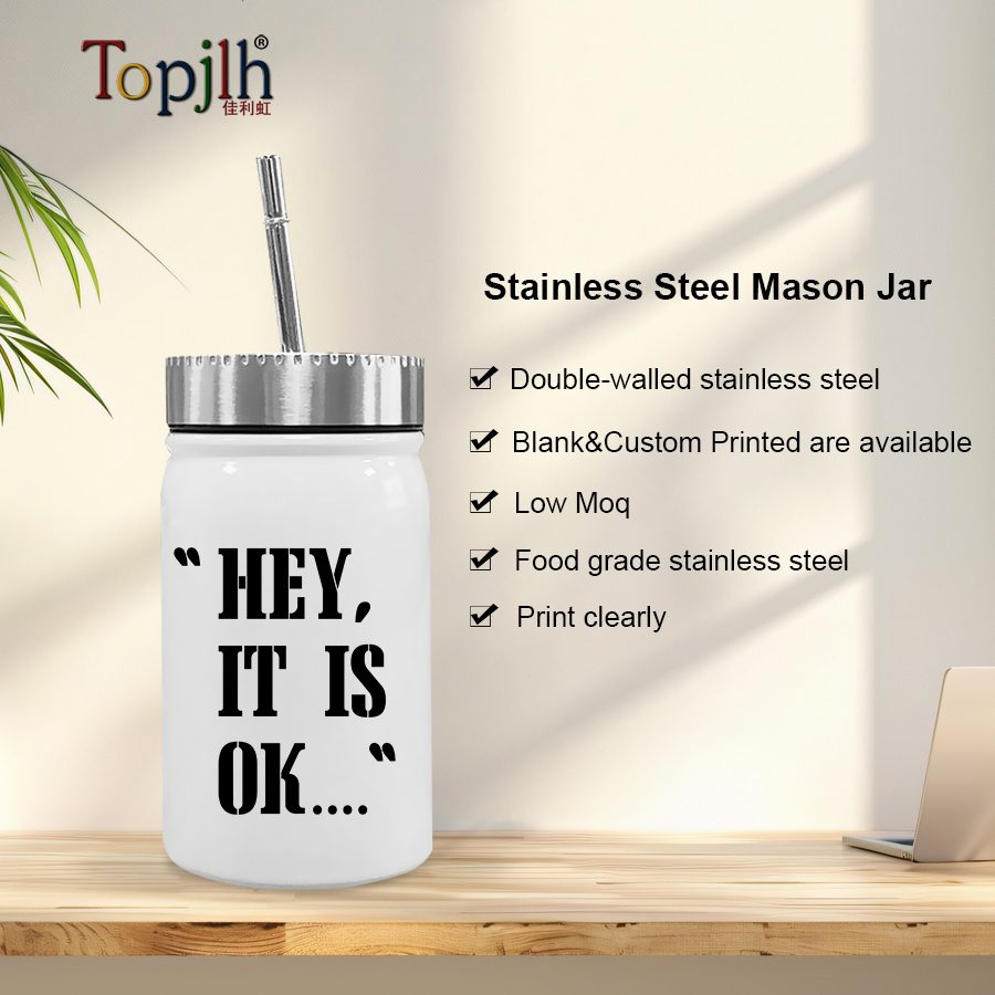 Stainless steel mason jar bulk supply