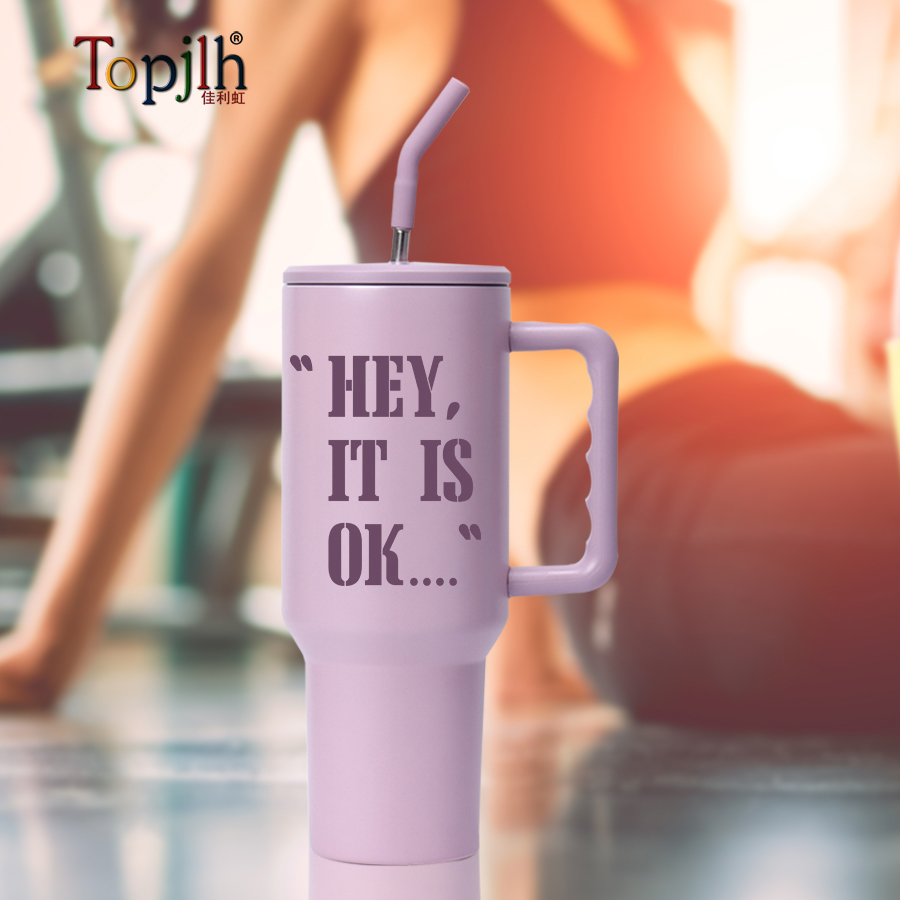 sublimation 40oz tumbler with handle