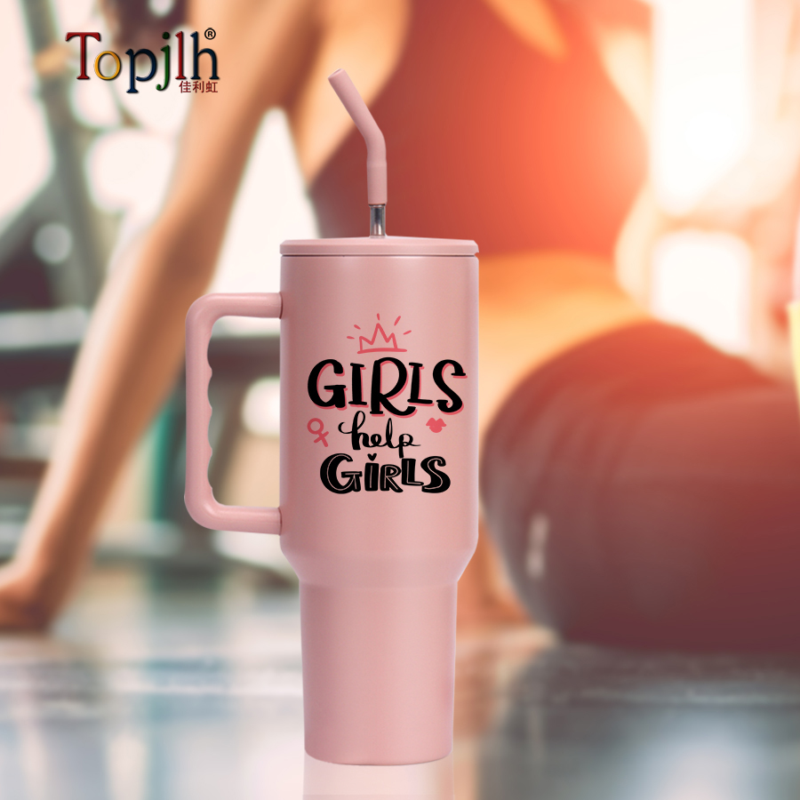 sublimation 40oz tumbler with handle