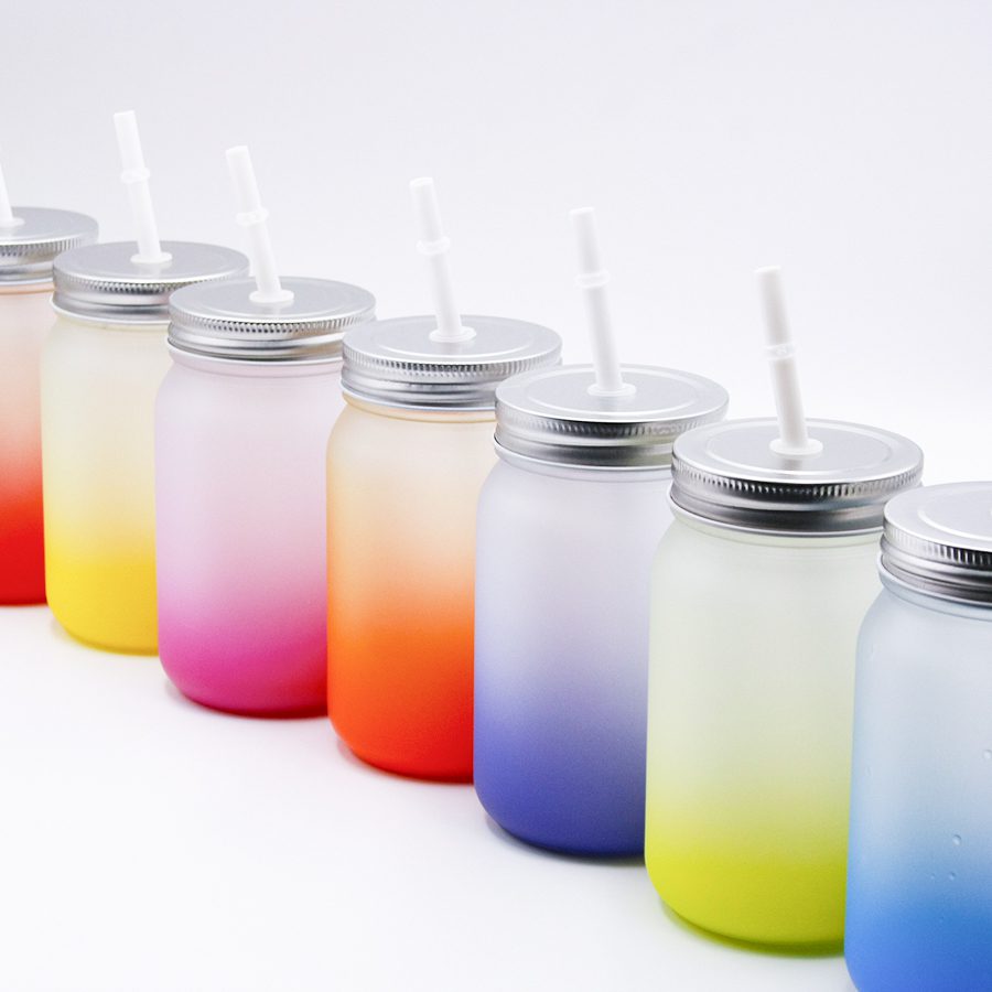 Sublimation technique Mason jar