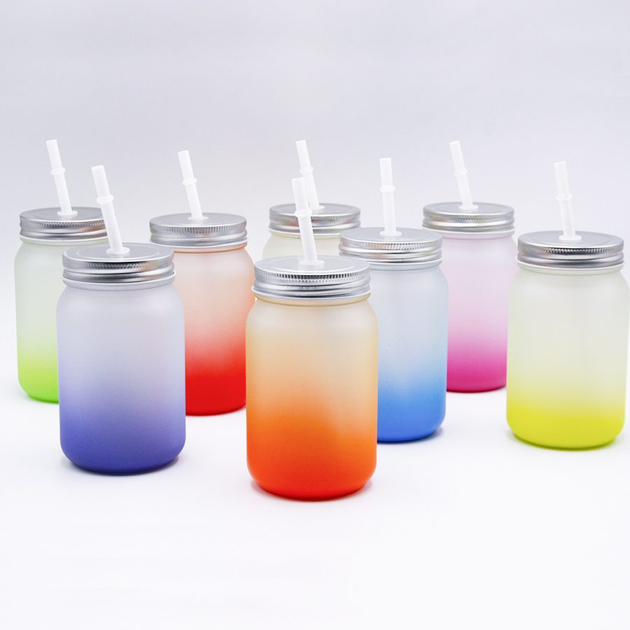 Sublimation technique Mason jar