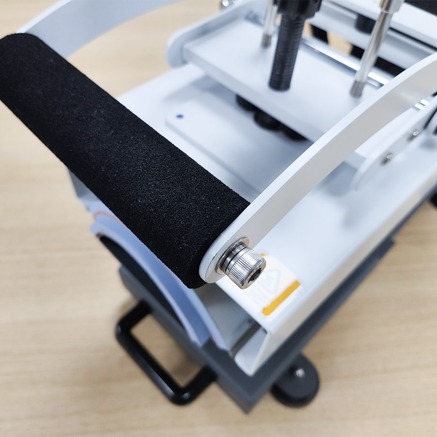 custom shin guard heat press