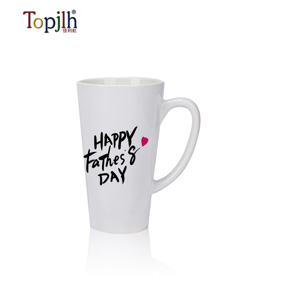 sublimation 17oz White Cone Mug (11)