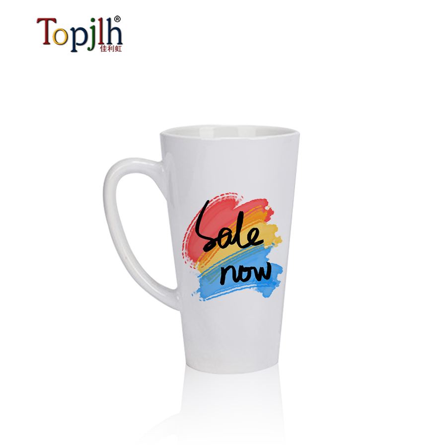 sublimation 17oz White Cone Mug (8)