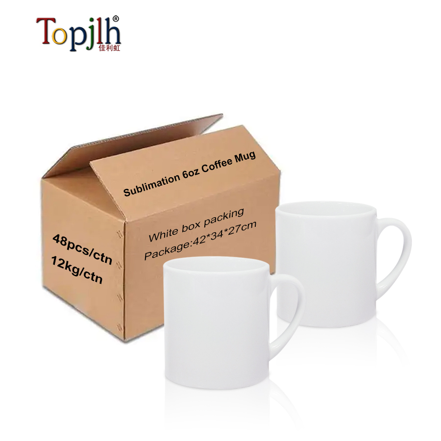 sublimation mug 6oz white ceramic coffee mug