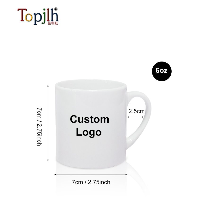 Custom 6oz ceramic photo mug
