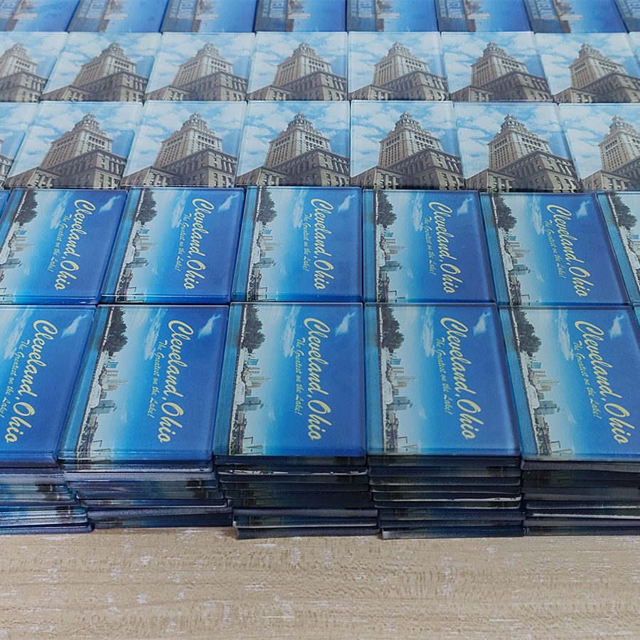 Custom Photo Glass Fridge Magnets