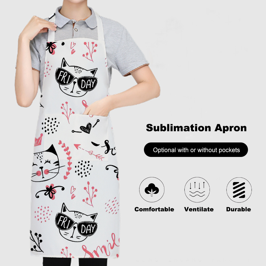Sublimation Printed Kitchen Apron