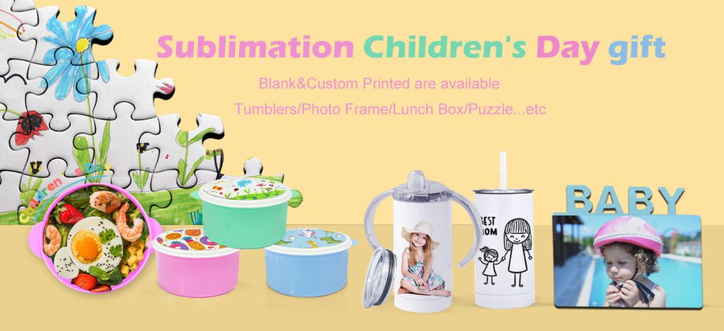 sublimation blanks for Children's Day gift
