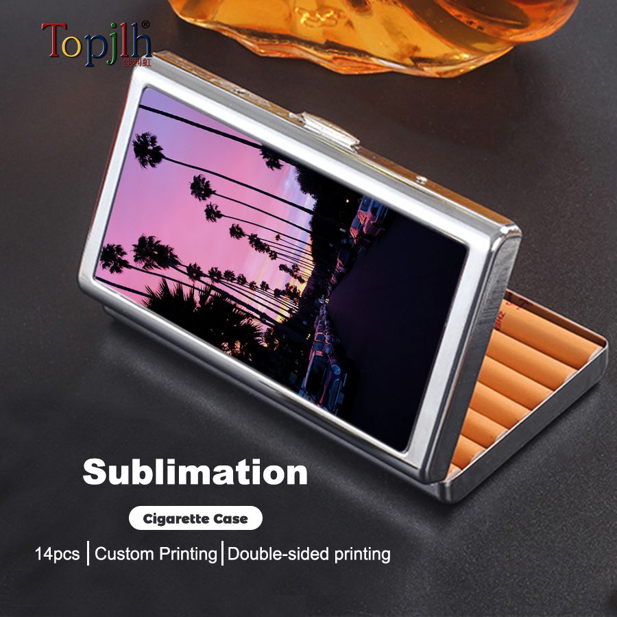 14 cigarette metal case