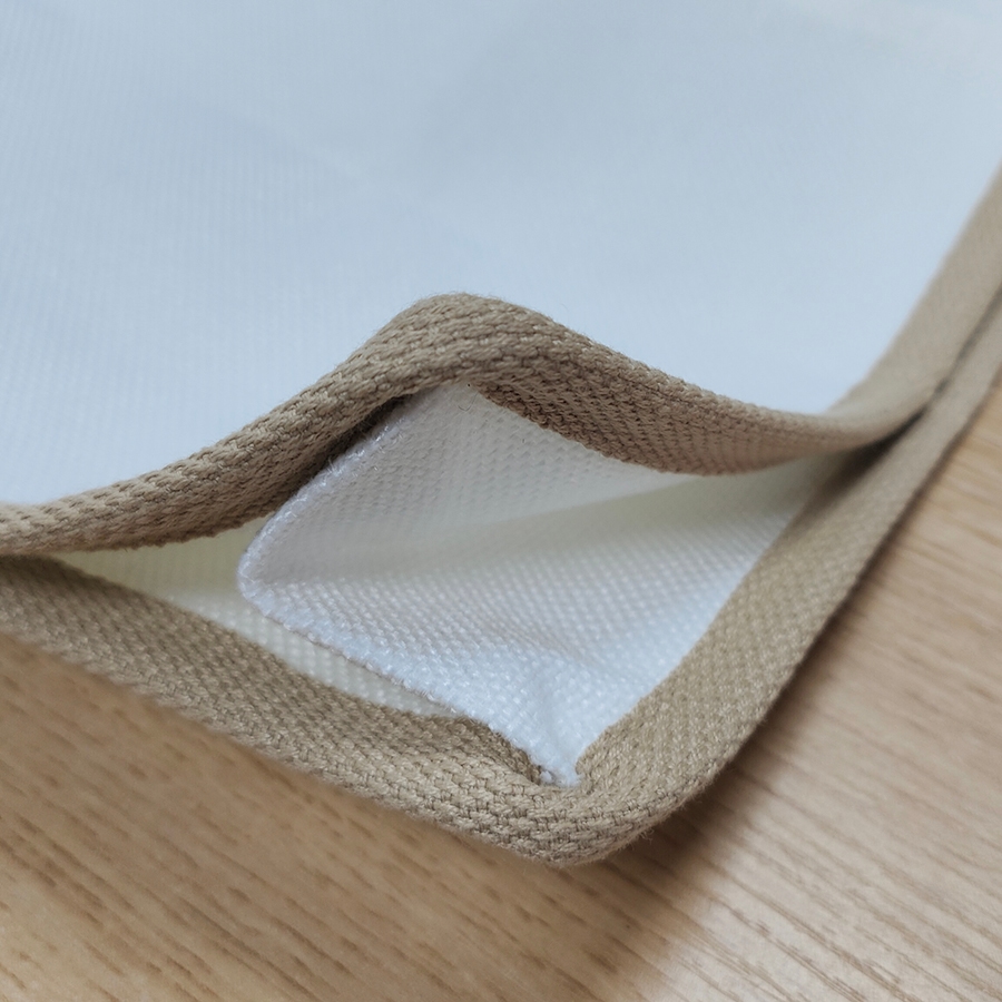 Custom Sublimation Printed Cotton Linen Tote Bags