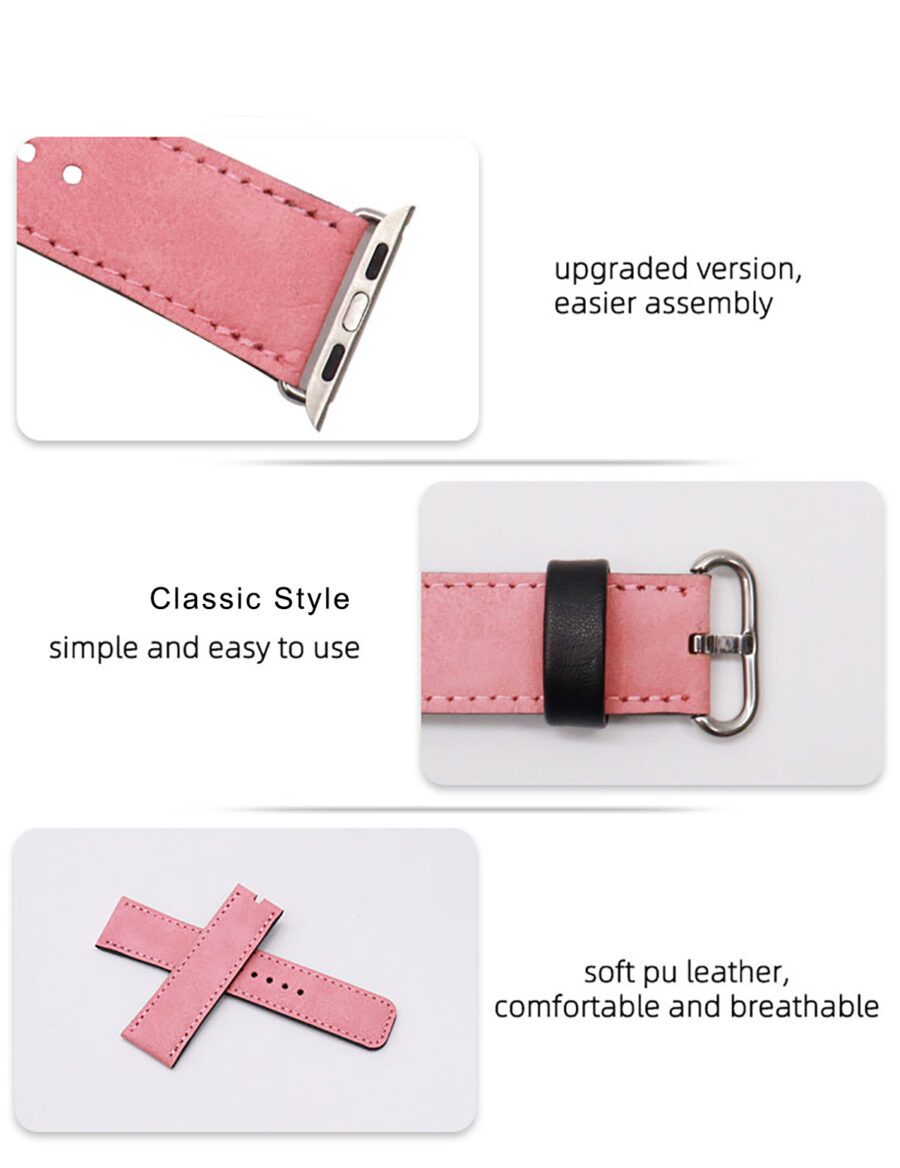 Custom Sublimation Leather Watch Straps - Personalized Design