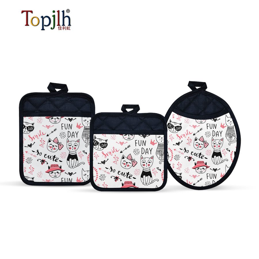 Customizable Printed Sublimation Pot Holder for Your Kitchen