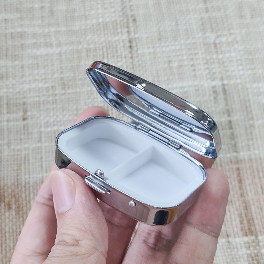 Wholesale Eco-Friendly Sublimated Metral Pill Box