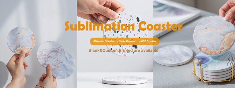 Sublimation Ceramic Coasters –Custom Logo Accepted