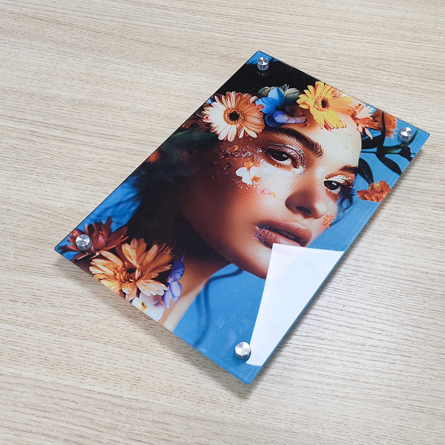 sublimation glass wall photo panel