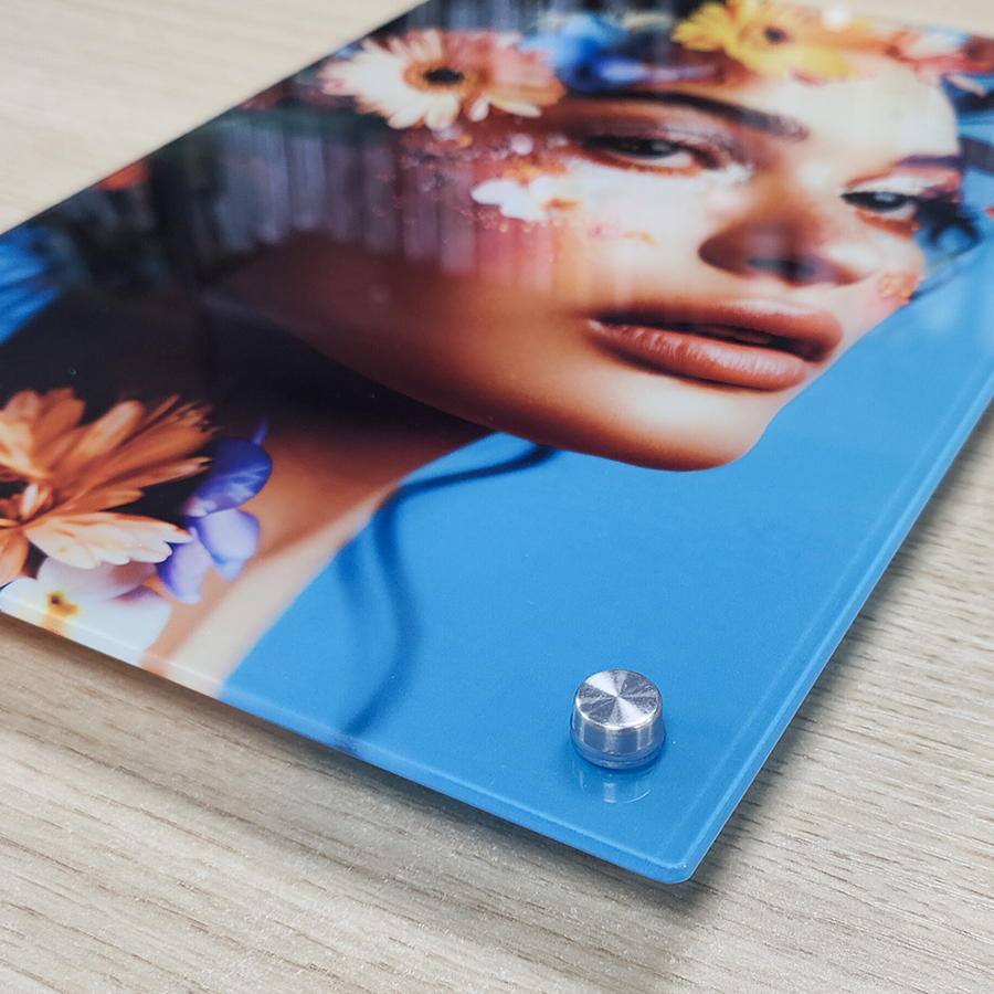sublimation glass wall photo panel