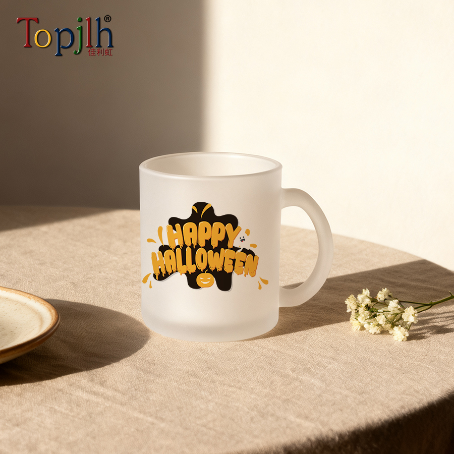 Custom 11oz Sublimation Glass Coffee Mug