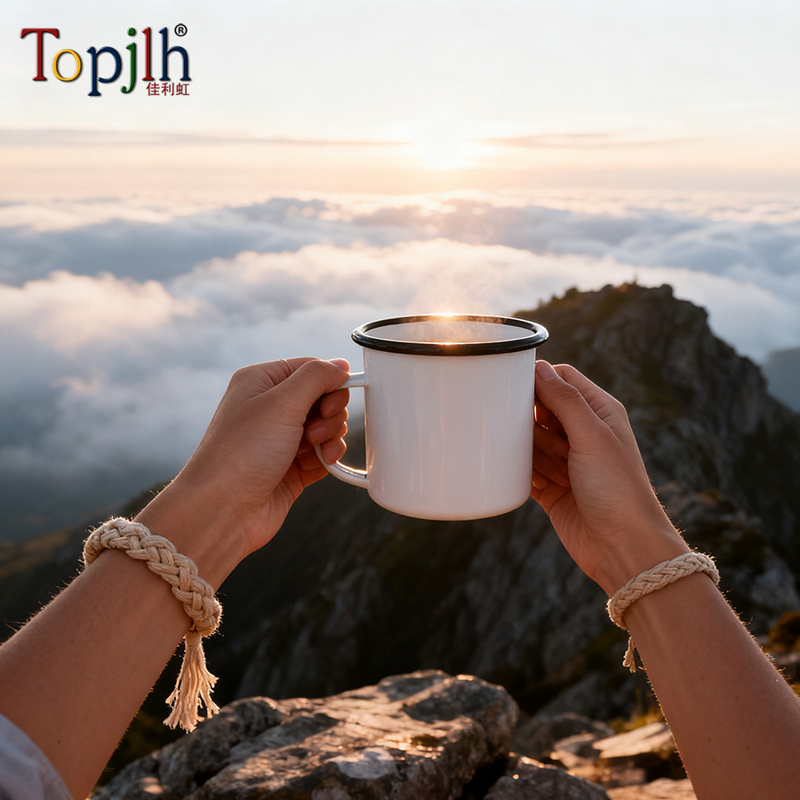 12oz sublimation enamel mug