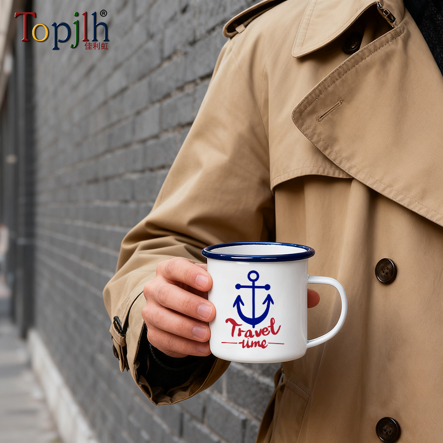 12oz sublimation enamel mug