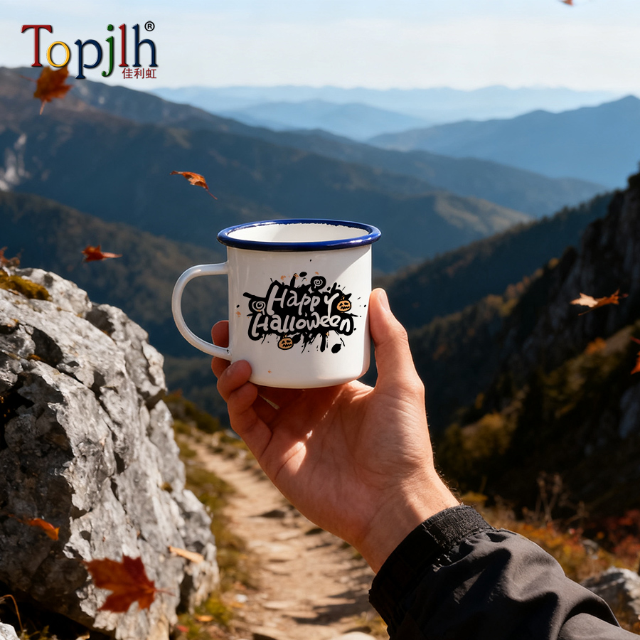 12oz sublimation enamel mug