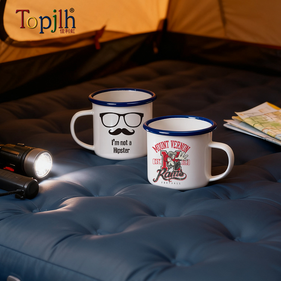12oz sublimation enamel mug