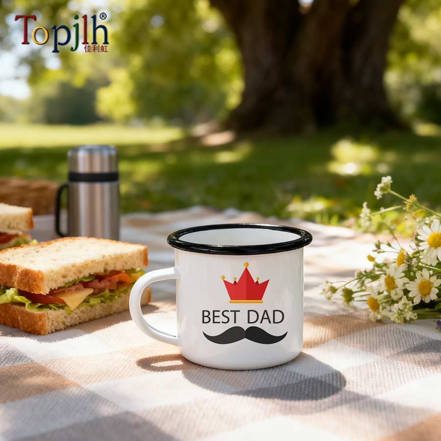 12oz sublimation enamel mug