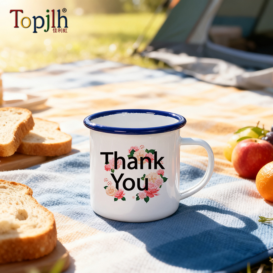 12oz sublimation enamel mug