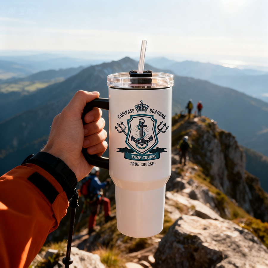 40oz sublimation tumbler with handle