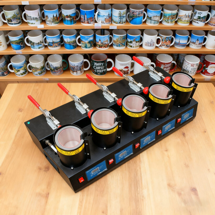 5in1 mug press machine