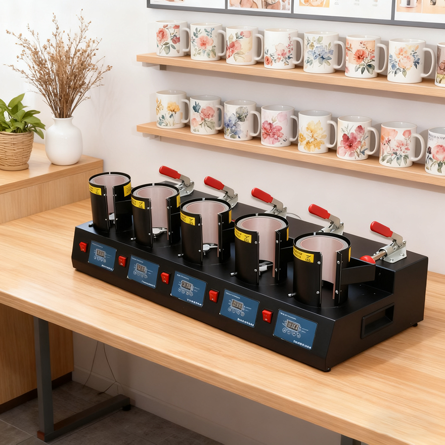 5in1 mug press machine