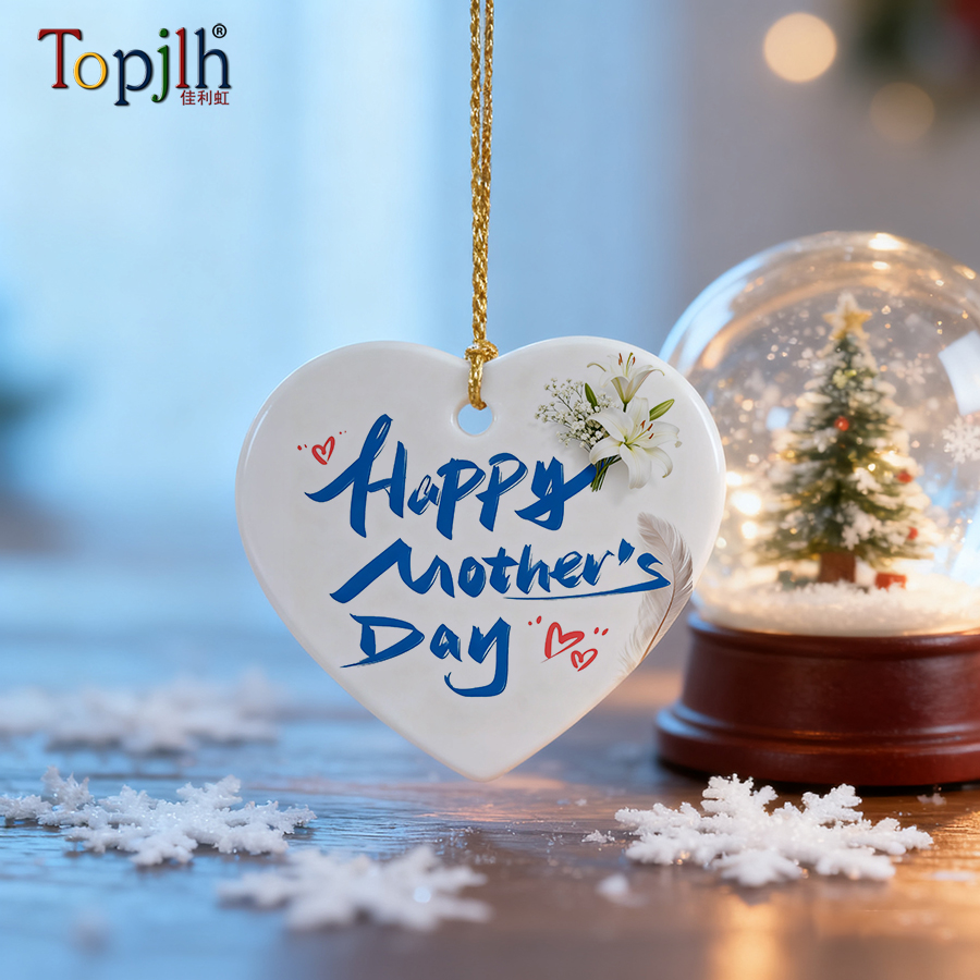 sublimation ceramic ornaments