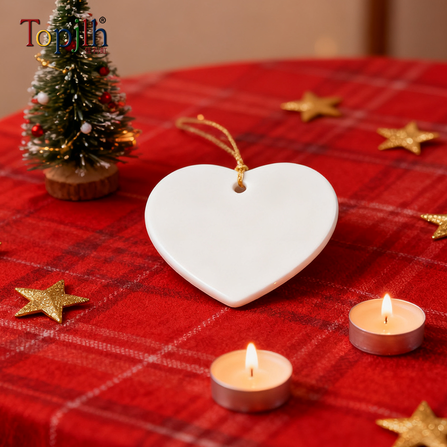 sublimation ceramic ornaments