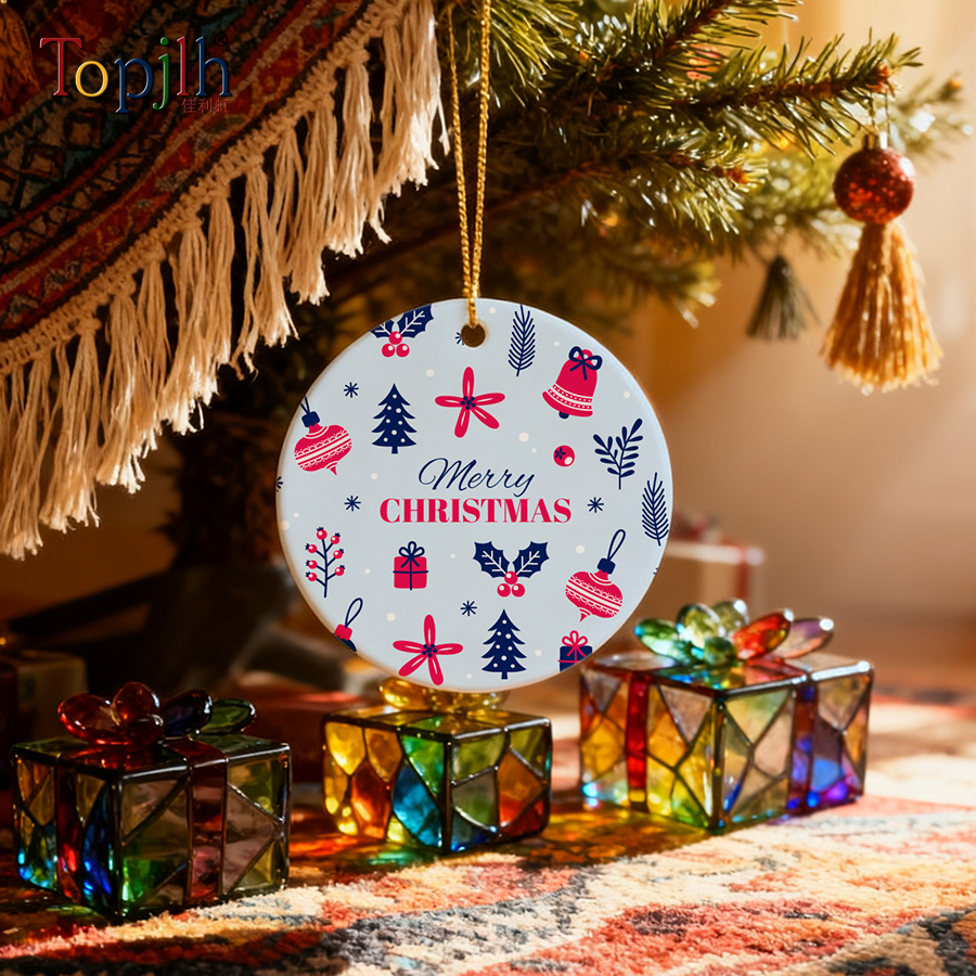 sublimation ceramic ornaments
