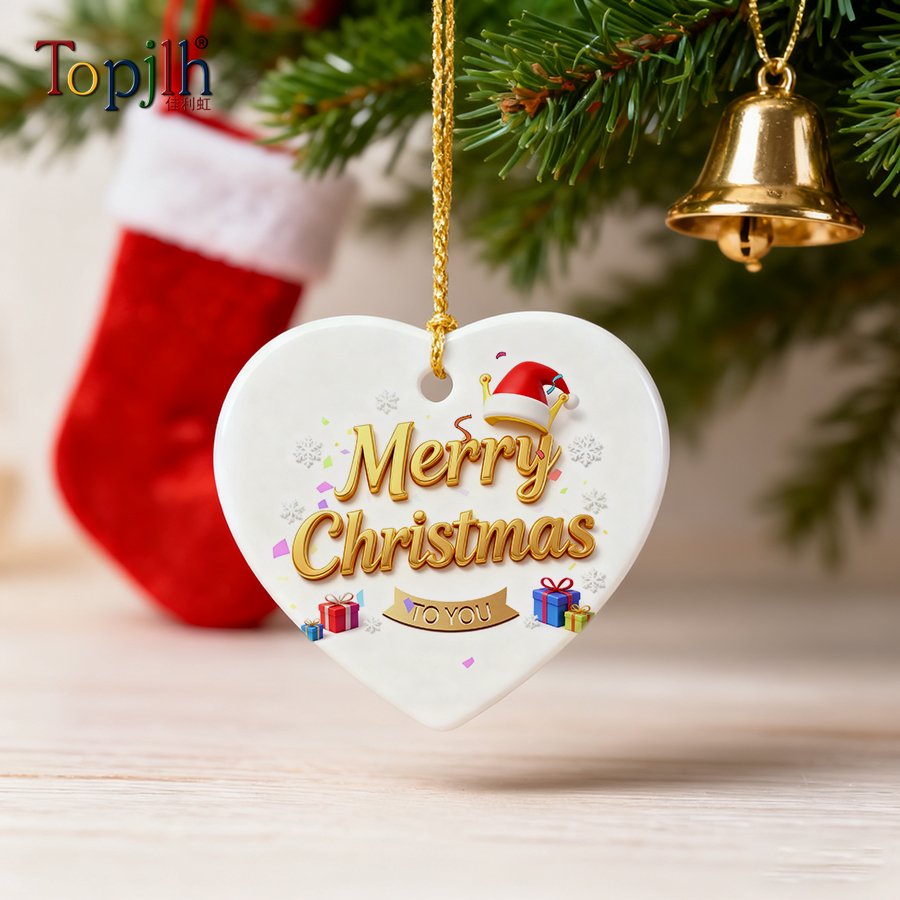 sublimation ceramic ornaments