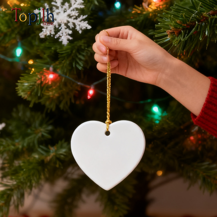 sublimation ceramic ornaments