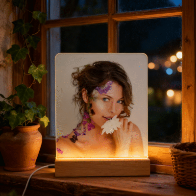 Custom Sublimation Acrylic Photo Frame with LED Light