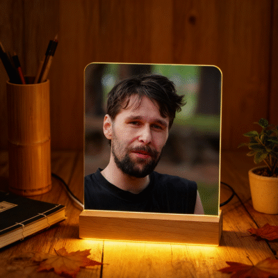 Custom Sublimation Acrylic Photo Frame with LED Light