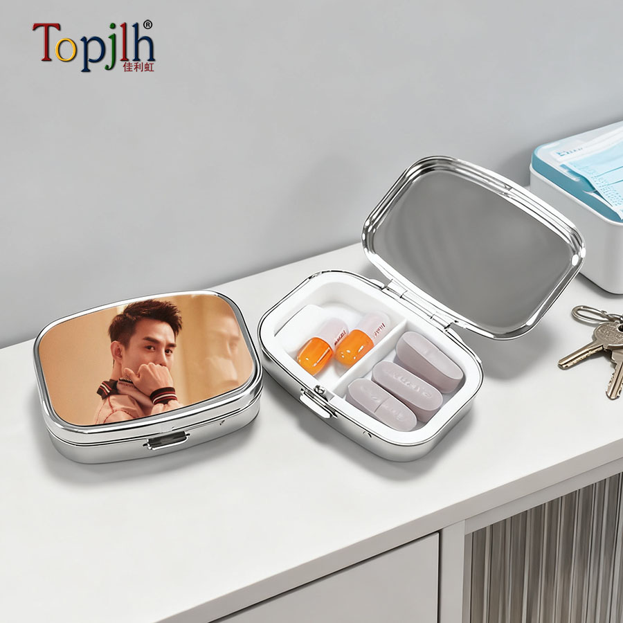 Small Sublimation Metal Pill Case