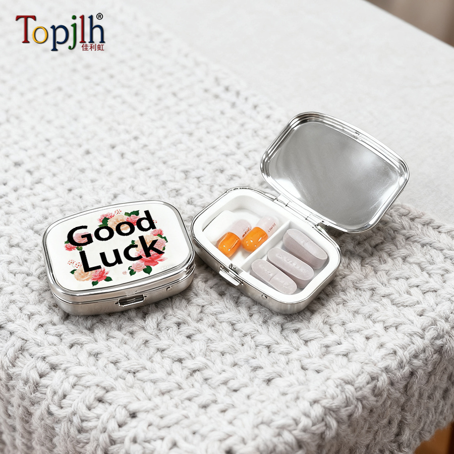 Small Sublimation Metal Pill Case