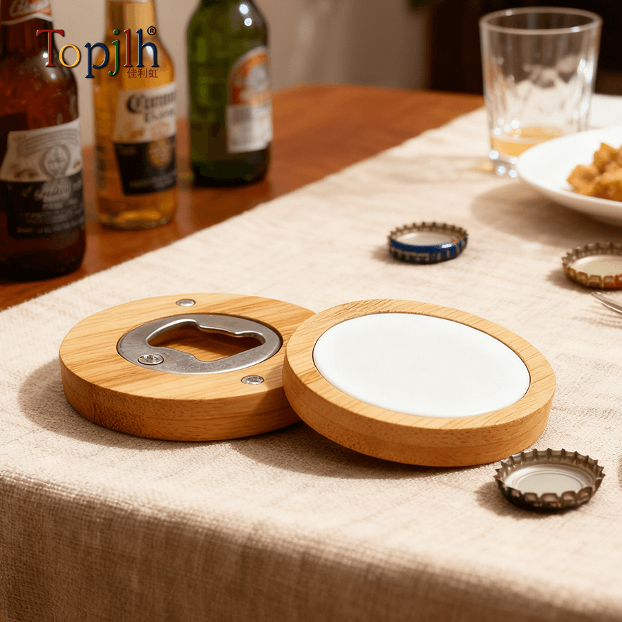 Custom Photo Bamboo Bottle Opener