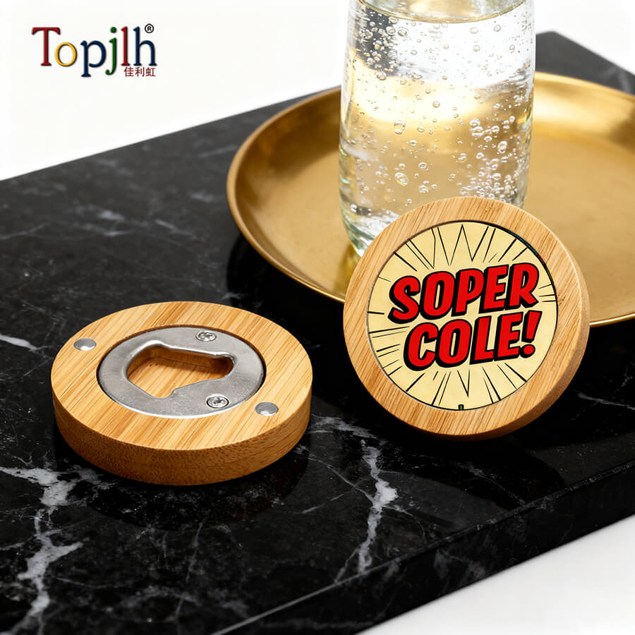 Custom Photo Bamboo Bottle Opener