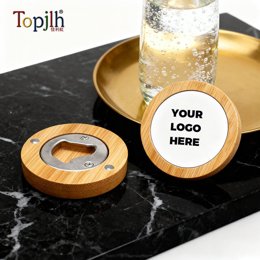 Sublimation Printed Bamboo Bottle Opener