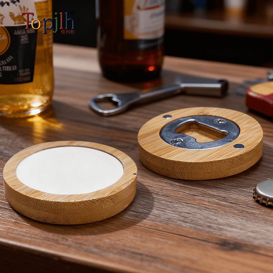 Custom Photo Bamboo Bottle Opener
