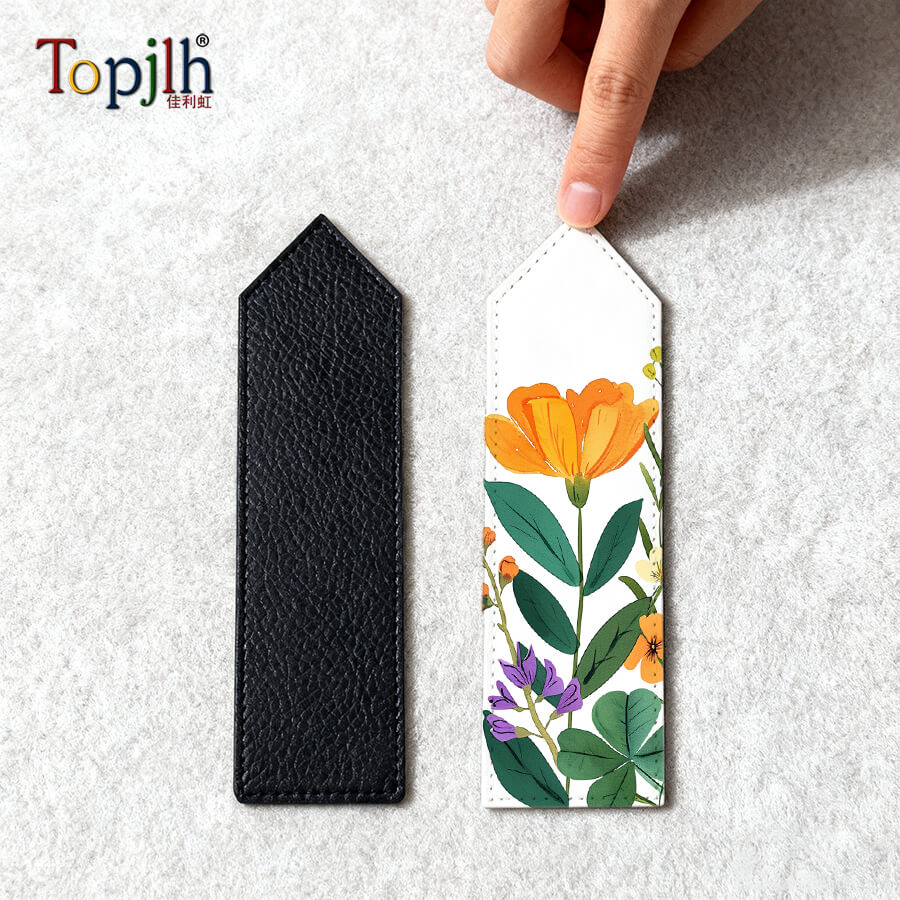 Custom Photo PU Leather Bookmark