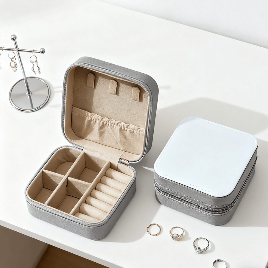 Sublimation Leather Jewelry Box