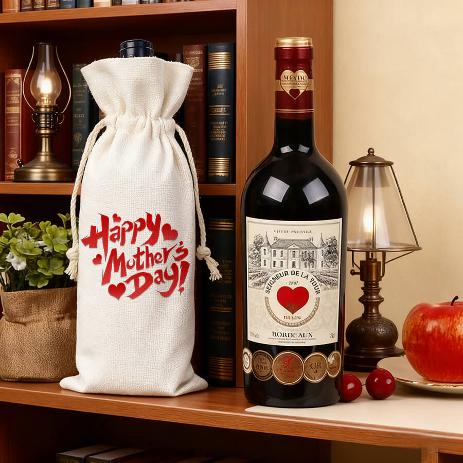 Heat Transfer Wine Bottle Bag