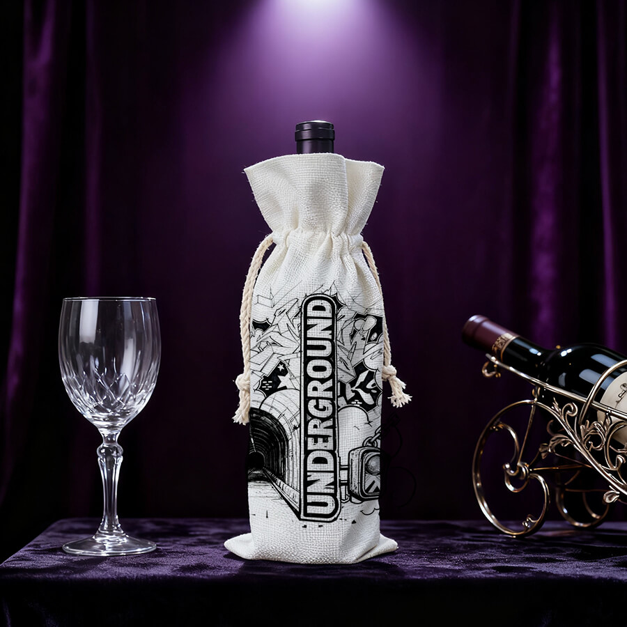 custom sublimation wine bags